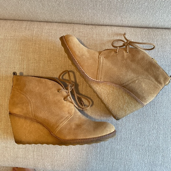 Tory Burch wedge booties. - Picture 2 of 7